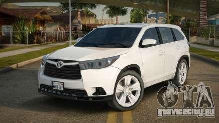 Toyota Highlander 2015 для GTA San Andreas