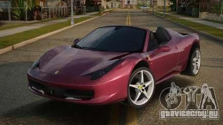 Ferrari 458 Spider V2.1 для GTA San Andreas