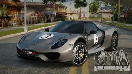 Porsche 918 Spyder V2.1 для GTA San Andreas