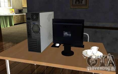 Компьютер в доме Cj для GTA San Andreas