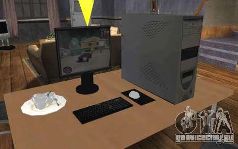 Компьютер в доме Cj для GTA San Andreas