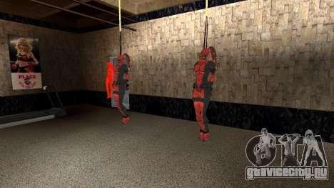 Lady Deadpool boxing bag для GTA San Andreas