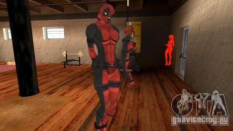 Lady Deadpool boxing bag для GTA San Andreas