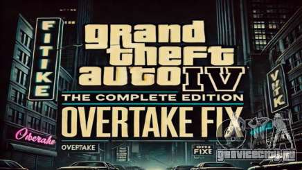 IV CE OvertakeFix V3 для GTA 4