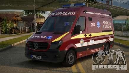 Mercedes-Benz Sprinter W906 Romanian Ambulance для GTA San Andreas