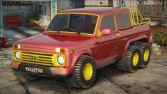 Lada Niva 6x6 New Year