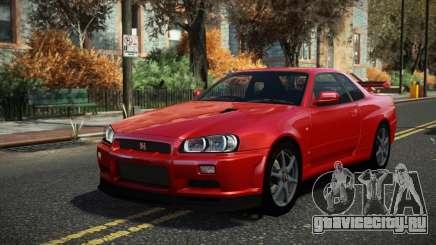 Nissan Skyline R34 Cusvar для GTA 4