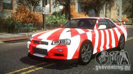 Nissan Skyline R34 Cusvar S5 для GTA 4