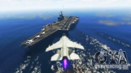 Спавн авианосца в GTA Online - новый глитч от Игор Тонет