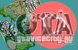 Карта девушек GTA San Andreas - отмечены все 6 девушек