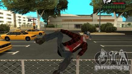 Скин бомжа в пиджаке для GTA San Andreas