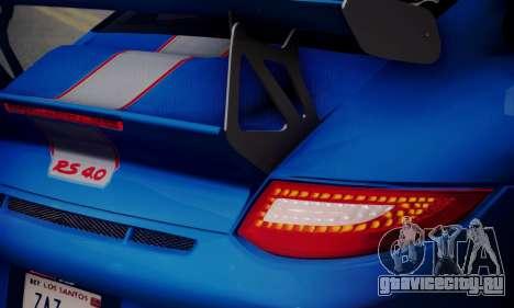 Porsche 911 GT3 RS4.0 2011 для GTA San Andreas