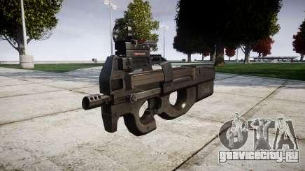 Бельгийский пистолет-пулемёт FN P90 target для GTA 4
