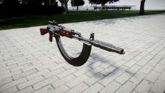 Автомат АК-47 Collimator. Muzzle and HICAP для GTA 4