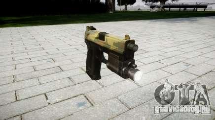 Пистолет HK USP 45 flora для GTA 4