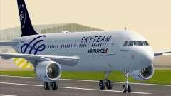 Airbus A320-200 Air France Skyteam Livery для GTA San Andreas