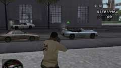 C-HUD White для GTA San Andreas