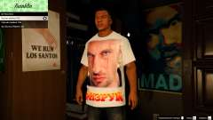 Футболка для Франклина - Физрук для GTA 5