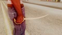 Red Dead Redemption Katana Crome Sword для GTA San Andreas