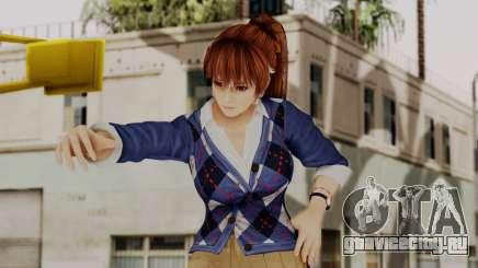 DOA 5 Kasumi Blue Sweater для GTA San Andreas
