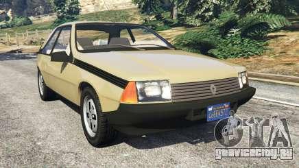Renault Fuego 1980 для GTA 5