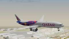 Boeing 777-300ER Qatar Airways v2 для GTA San Andreas