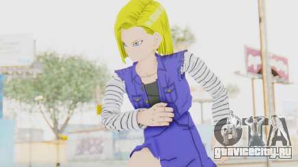 Dragon Ball Xenoverse Android 18 Showing Legs для GTA San Andreas