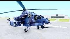 Denel AH-2 Rooivalk Blue для GTA San Andreas