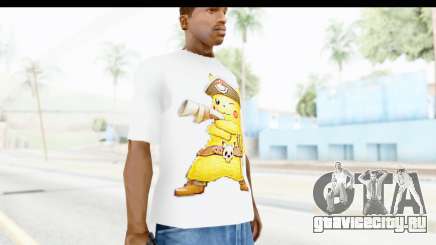 T-Shirt Pokemon Go Pikachu для GTA San Andreas