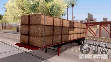 FlatBed Trailer From American Truck Simulator для GTA San Andreas