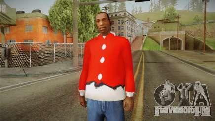 Красная куртка Санта Клауса для GTA San Andreas