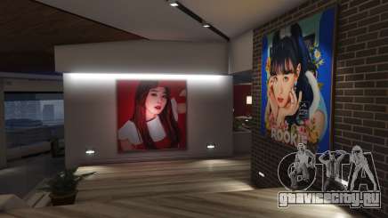 Red Velvet Rookie Picture Frames Franklin Home для GTA 5