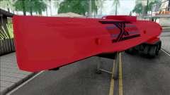 Red Petrol Tanker Trailer для GTA San Andreas