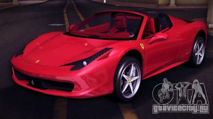 Ferrari 458 Spider (USA Plate) для GTA Vice City