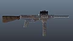 Luty Improvised SMG 2X scope Wood stock для GTA 4
