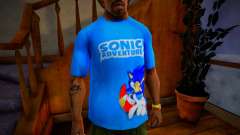 PlayStation Home Sonic Adventure Shirt Mod для GTA San Andreas