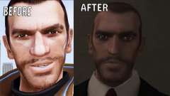 Smaller Nose For Niko для GTA 4