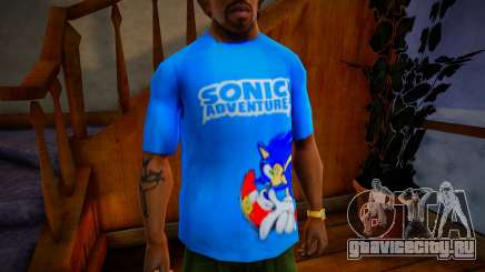 PlayStation Home Sonic Adventure Shirt Mod для GTA San Andreas