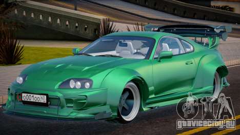 Toyota Supra Green для GTA San Andreas
