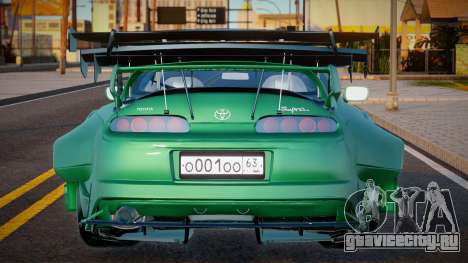 Toyota Supra Green для GTA San Andreas