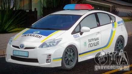 Toyota Prius Patrol Police Ukraine для GTA San Andreas