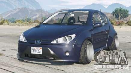 Peugeot 206 3-door Wide Body для GTA 5