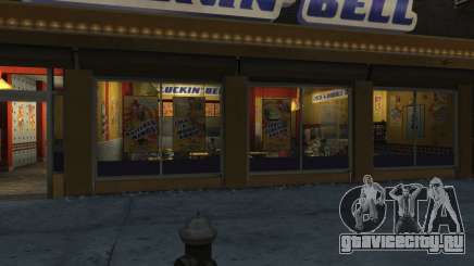 Real Cluckin Bell Interior In Northwood TLAD для GTA 4