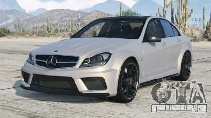 Mercedes-Benz C 63 AMG (W204) Pale Silver для GTA 5