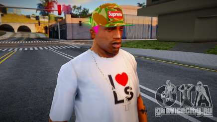 Snapback Supreme Camo для GTA San Andreas
