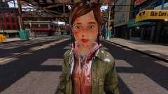 Ellie Wintercoat TLOU blood для GTA 4