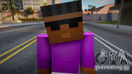 Ballas3 Minecraft Ped для GTA San Andreas