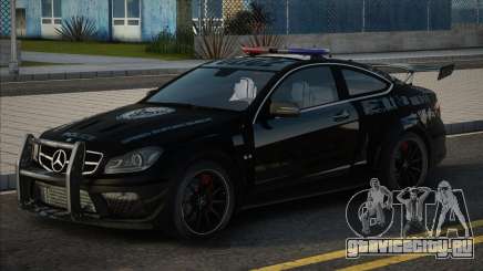 Mercedes-Benz C63 Police для GTA San Andreas