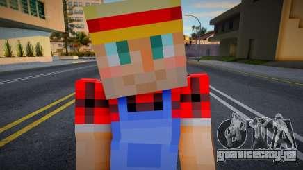 Cwmyfr Minecraft Ped для GTA San Andreas