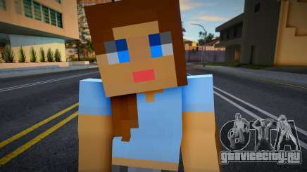 Copgrl3 Minecraft Ped для GTA San Andreas
